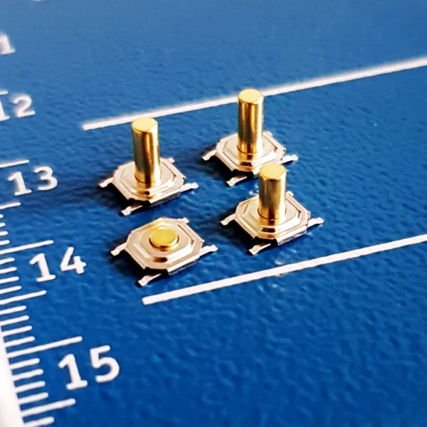 SMD Taster Metall Stift Form Ausführung Flach für verschiedene Controller Projekte